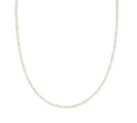 XYJZXY Collane di perle da donna delicate collane girocollo con perle placcate in oro 18 carati gioielli da sposa 45,7 cm regolabili gioielli da sposa, FREE SIZE, Ottone, Non pietra preziosa