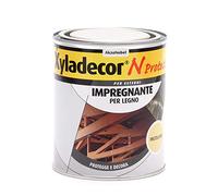 Xyladecor N PROTECT Fondo Impregnante per Legno Esterno a base solvente, Protettivo e Decorativo, Pronto Uso, Trasparente INCOLORE 750ML
