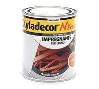 Xyladecor N PROTECT Fondo Impregnante per Legno Esterno a base solvente, Protettivo e Decorativo, Pronto Uso, coloreLARICE 750ML