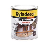 Xyladecor SMALTO IMPREGNANTE LEGNO per Interni e Esterni, a solvente effetto satinato NOCE 750ML, Noce Satinato, 750 ML