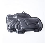 Xylarnoveth Stampo per torta a forma di auto, 33,5 cm, in acciaio al carbonio resistente, stampo 3D a forma di macchina da corsa, per feste a tema corsa e cottura creativa, antiaderente e