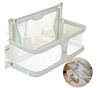 XYLDGPTL 3 in 1 Culla per Neonato Fianco Letto, Culla Nex to Me, Culla per Bambini, Culla Accanto al Letto, Culla per Il Bambino nel Letto,Attacco per Il Letto del Bambino(Light Green)