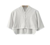 XYLGJYT Scaldaspalle termico in cotone autunno inverno, poncho leggero e corto con protezione for collo e spalle, scaldaspalle lavabile for uomini e donne anziani(F,XX-Large)