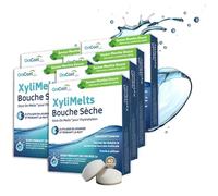 XYLIMELTS Bocca Asciugatrice Maxi Formato 240 Pastiglie Aderenti Menta Dolce| Allevia la Secchezza Orale Giorno e Notte| Azione Fino a 8 ore | Senza Zucchero, Xilitolo| Discreto e Naturale| Testato