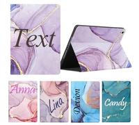 Xylota Personalizzate Custodia per Amazon Fire HD 8 Tablet 8,0"(2018, 2017, 2016, 8,/7,/6, Generation) Tablet, Personalizzabile Cover con Testi in PU Pelle Flip Protettiva Personalizzata Case, Marble