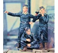 XYMCX 1/35 WWII German Tank Soldier Resin Model Kit ，Non Dipinto e Non assemblato (3 Uomini, nessun carro Armato) //k9c5J5