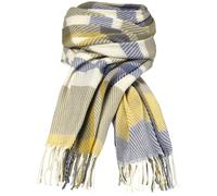 XYNAME Sciarpa scozzese Cashmere Feel sciarpe invernali per donna scialle super morbido caldo avvolgere moda grande pashmina, Blu+marrone chiaro, Large