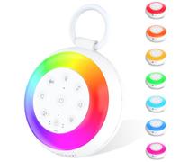 XYNGU Macchina per il suono del rumore bianco, macchina del rumore per bambini e adulti che dormono con 24 suoni rilassanti, 7 luci notturne, funzione di memoria, 3 timer e registrazione vocale,