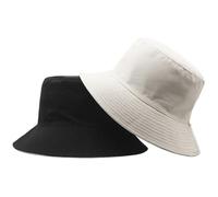 XYNM Cappello da Pescatore Secchio Tropicale Reversibile Unisex, Testa Grande Extra Sole del Cotone per Gli Uomini Le Donne Estate della Spiaggia All'aperto-i-XL Head 60-62cm