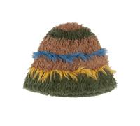 XYNM Cappello Donna Invernale da Pescatore in Lana Calda con Circonferenza della Testa Larga Lavorato A Maglia Autunno Inverno Donna-Marrone-m (56-58 Cm)