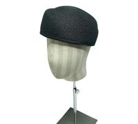 XYNM Cappello Donne da Berretto Vintage Fedora cap Sun Hostess Pillbox Milinatore Base Cocktail Party-nero-55-59 Cm