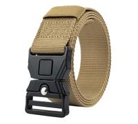 XYNM Cintura Uomo Elastica Blu Senza Buchi-marrone