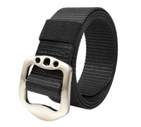 XYNM Cintura Uomo Elastica Da Lavoro Senza Buchi-nero