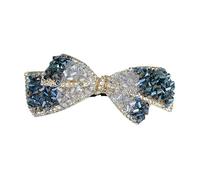 XYNM Mollette Capelli Donna Grande Fermaglio Per A Molla Intrecciato Fatto Mano, Accessorio Acconciature Metà Altezza-01-1 Pz