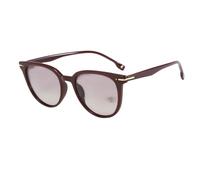 XYNM Occhiali da Sole Donna Classici E Lusinghieri Protettivi Eleganti per Le Gite Estive La Guida delle Donne-Montatura Borgogna - Lente Viola