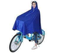 XYNM Poncho Antipioggia Long De La Boucle Cycliste pour Adultes, Couverture Pluie À Capuche Épaissie Étanche, vêtements Imperméables En Plein Air Les Femmes Et Hommes