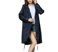 XYNM Poncho Antipioggia Unisexe Imperméable pour Adulte avec Capuche Et Fermeture Éclair, Légèrement Réutilisable De Pluie Embalable Mac Emballez Un Casse-Vent Les Femmes Hommes Cyclistes Rando