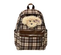 XYNM Zaino da Viaggio per Cuccioli Scozzese retrò Autunno Inverno, Perfetto Le Studentesse Universitarie, Un Must La Lezione-04-borsa Singola