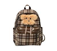XYNM Zaino da Viaggio per Cuccioli Scozzese retrò Autunno Inverno, Perfetto Le Studentesse Universitarie, Un Must La Lezione-01-borsa Singola
