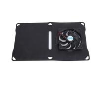Xyntor 10W Solar Panel Fan | Monocrystalline Portable Ventilation Fan for Greenhouse/Pet House/RV | ABS Material, Sustainable & Efficient