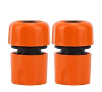 Xyntor 3/4 inch Quick Connect Hose Fittings | Immediate Water Stop Connector for Garden Hose/Car Wash/Home Care | Universal 19mm PVC Hose Coupling, 2 - Pack