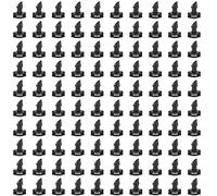 Xyntor 360 Degree Misting Nozzle 100PCS | 2.4-3.6M Spray Diameter for Garden Irrigation/Greenhouse Humidification/Lawn Watering | Sturdy Pom Plastic Sprinkler Heads