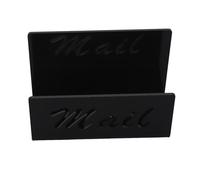 Xyntor Acrylic Mail Organizer | Secure Grip Base for Home / Office / School | Desktop Letter Sorter for Bills / Cards / Notepads | 2.5 Inch Paper Width