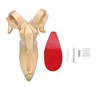 Xyntor Animal Wall Hooks | 4 Installation Methods No Drilling Adhesive Option | Coated Hat Towel Hanger for Bathroom/Bedroom/Kitchen | Giraffe Horse Goat Shape Home Decor (goat)