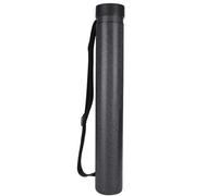 Xyntor Art Storage Tube | Telescopic Drawing Tube for Posters/Maps/Documents | Protective Plastic Art Supplies | 22.2-34.4 Inch Expandable Travel Case (Black)