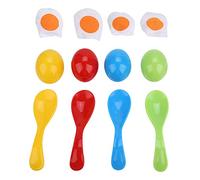 Xyntor Balance Spoon Egg Race Game | Educational Sports Toy for Young Users | Outdoor Running Activity for Youngsters/Birthday Parties/Family Fun | Develops Coordination & Motor