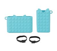 Xyntor Beach Bag Phone Holder | Water Protective Silicone Storage Organizer for Cell Phone/Keys/Small Items | Multi - Piece Multipurpose Accessory with Vent Holes (Mint Green)