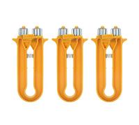 Xyntor Bee Frame Wire Crimper Tool 3PCS | Stainless Steel Tensioner for Beekeeping Equipment | Fast Wire Tightening & Crimping | Sturdy Beekeeper Tool with Plastic Handle