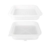 Xyntor Double Layer Honey Strainer Screen | 2 in 1 Food Grade Sieve for Beeswax & Fine Impurities | Beekeeping Tool for Pure Honey Extraction | Easy Maintain PP Plastic
