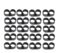 Xyntor Drip Irrigation End Caps 100Pcs | 16mm & 20mm Tube End Plugs for Garden Irrigation Systems | Sturdy Plastic Water Tube Fittings for Greenhouse/Patio/Lawn (16mm)