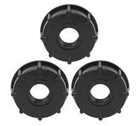 Xyntor IBC Container Connector 3 - Pack | 60mm Coarse Thread Leak - Proof Drain Adapter | ABS Plastic Fittings for Industrial Fluid Barrels/Water Containers | Built - in Gasket for (G3/4)