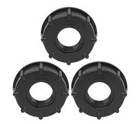 Xyntor IBC Container Connector 3 - Pack | 60mm Coarse Thread Leak - Proof Drain Adapter | ABS Plastic Fittings for Industrial Fluid Barrels/Water Containers | Built - in Gasket for (G1)