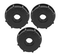 Xyntor IBC Container Connector 3 - Pack | 60mm Coarse Thread Leak - Proof Drain Adapter | ABS Plastic Fittings for Industrial Fluid Barrels/Water Containers | Built - in Gasket for (G1/2)