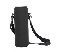 Xyntor Insulated Water Bottle Holder | Thermal Neoprene Sleeve with Adjustable Strap | Scalding Protection for Outdoor Sports/Hiking/Gym | Fits 1L Bottles 7.5-9cm Diameter (Nera)