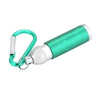 Xyntor Mini LED Flashlight Keychain | 6 Colors Aluminum Alloy Torch Illumination | Portable EDC Flashlight for Emergency/Camping/Hiking | 2 Modes, 100000 Hours Lifespan (Green)
