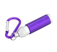 Xyntor Mini LED Flashlight Keychain | 6 Colors Aluminum Alloy Torch Illumination | Portable EDC Flashlight for Emergency/Camping/Hiking | 2 Modes, 100000 Hours Lifespan (Purple)