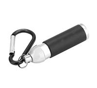 Xyntor Mini LED Flashlight Keychain | 6 Colors Aluminum Alloy Torch Illumination | Portable EDC Flashlight for Emergency/Camping/Hiking | 2 Modes, 100000 Hours Lifespan (Black)