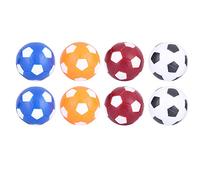 Xyntor Mini palloni da Calcio 36 mm 8 Pezzi |Palline di Ricambio Colorate per Calcio Balilla |Biliardino in Gomma Colorfast/Gioco da Tavolo/Giocattoli per Il conteggio dei Giovani