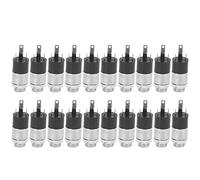 Xyntor PJ - 392 3.5mm Stereo Audio Jack Socket | 20Pcs Female Plug with Screw Nut | High Temp Tolerance for Computers/TVs/Home Audio | 5000 Insertion Uses