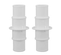Xyntor Pool Hose Connector | 2 - Pack 1-1 / 4inch & 1-1 / 2inch Vacuum Hose Coupling | Sturdy Plastic Replacement for Swimming Pool/Spa/Inground Pools