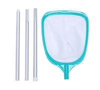 Xyntor Pool Skimmer Net Fine Mesh | 3 Section Telescopic Pole for Pond Maintenance | Swimming Pool & Fish Pond Tool | Efficient Debris Removal with Sturdy Design
