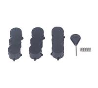 Xyntor Sostituzione della scatola delle pinne per tavola da surf | Spina per pinna longboard in materiale PVC | Scatola del timone di coda per stand up paddleboard/surf longboard | Set