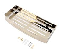 Xyntor Wall Mounted Shelf 304 Stainless Steel | 30x11.6cm Floating Organizer with Guardrail | Space Saving Storage Shelf for Bathroom/Kitchen/Laundry Room