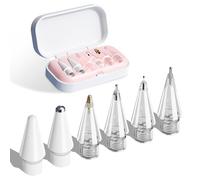 XYOFUN Punte di ricambio per Apple Pencil Pro, accessori per pennini per iPod, punte per penna stilo aggiornate con custodia per il trasporto, compatibili con Apple Pen 2a/1a generazione e USB-C (6 in