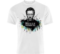XYREN Mens T-Shirt Dr House Medical Division Inspired Everybody Lies! Size M