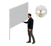 Xyrona Serranda a Rullo Ante Avvolgibili a Nido d'ape per Armadi, Serranda di Sicurezza Retrattile Senza Telaio Inferiore, Kit di Porte Avvolgibili in Metallo Leggero Arresto(W35xH43in/90x110cm)